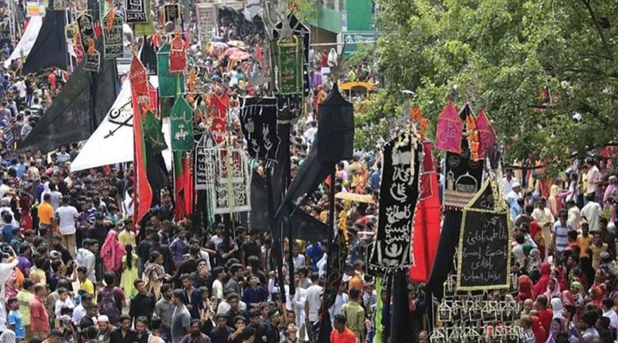 শুরু হয়েছে তাজিয়া মিছিল