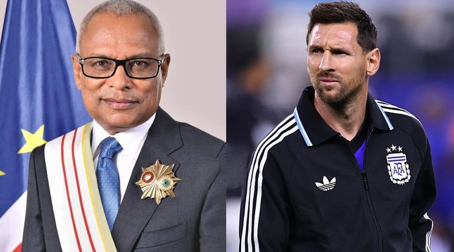 মেসিকে নিজ দেশের জার্সি উপহার দিতে চান কেপ ভার্দের প্রেসিডেন্ট