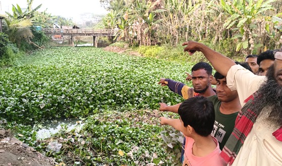 চিতলমারীতে রাষ্ট্রপতি জিয়ার হাতে খনন করা খাল এখন বিলুপ্তি প্রায়