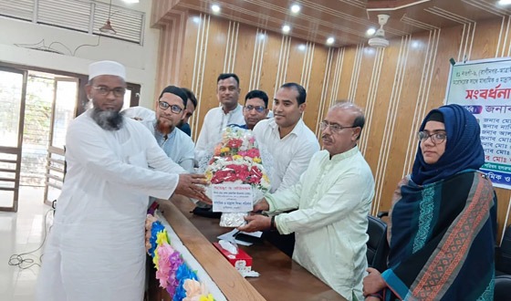 রাণীনগরে এমপিকে সংবর্ধনা ও মতবিনিময় সভা
