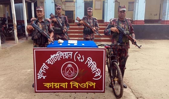 শার্শা সীমান্তে ক্রিস্টাল মেথ আইস জব্দ, যুবক আটক
