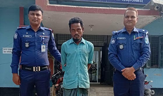 চিরিরবন্দরে মাদকসহ ক্ষুদ্র মাদক ব্যবসায়ী আটক