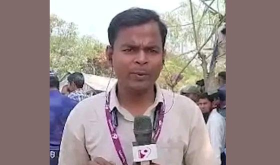 কালিয়ায় সড়ক দুর্ঘটনায় সাংবাদিক বাবর আলী আহত