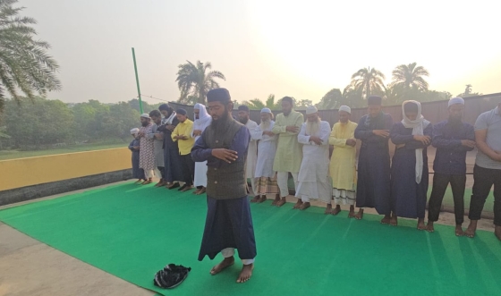 রাজশাহীতে  ঈদের জামাত অনুষ্ঠিত