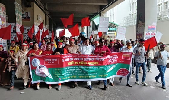 শ্রমিকের ন্যায্য মজুরি ২৫ হাজার টাকা করতে হবে: শেখ রফিকুল ইসলাম বাবলু