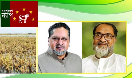 হাওরের সমস্যা সমাধানে পদক্ষেপ গ্রহন করুন : বাংলাদেশ ন্যাপ