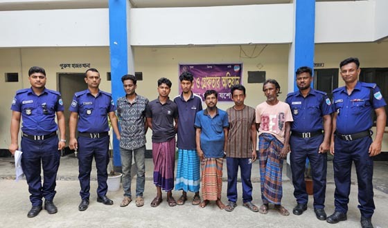 চৌগাছায় নারীসহ ৯ মাদককারবারী আটক