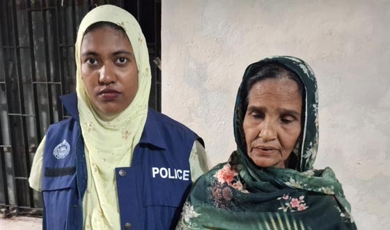 কাউখালীতে নারী মাদক ব্যবসায়ী গ্রেফতার