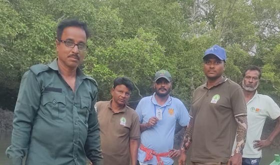 সুন্দরবনে বন বিভাগের অভিযান, জাল সহ নৌকা জব্দ