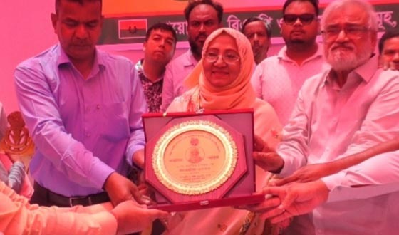 সৈয়দপুরে সংরক্ষিত মহিলা এমপি বিলকিস ইসলামকে সংবর্ধণা প্রদান