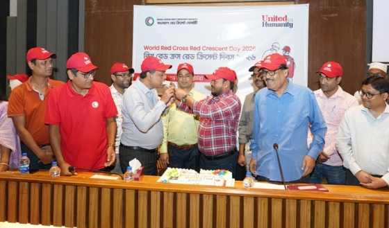 রাজশাহীতে বিশ্ব রেড ক্রস ও রেড ক্রিসেন্ট দিবস উদযাপন