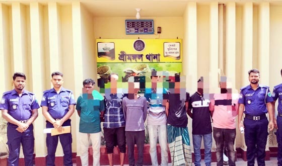 শ্রীমঙ্গলে মাদক বিক্রির টাকাসহ ২ কারবারি আটক, মোট গ্রেফতার ৭