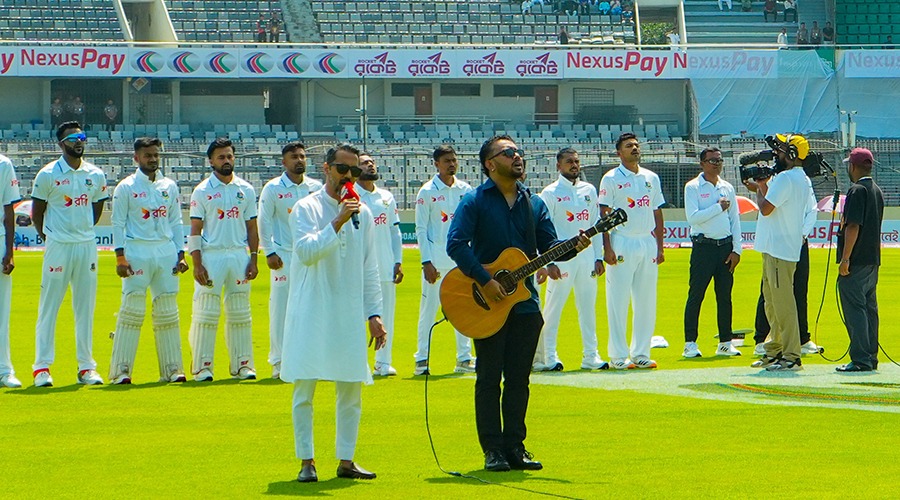 বাংলাদেশের জাতীয় সঙ্গীত গাইলেন নেমেসিসের জোহাদ