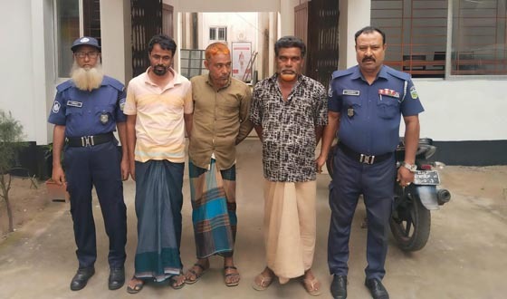 শ্রীবরদীতে মাদক বিরোধী অভিযানে ৩ কারবারি আটক