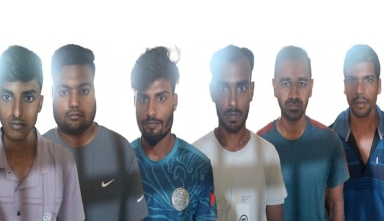 রাজশাহীতে নগদ টাকাসহ ৬ জুয়াড়ি গ্রেপ্তার