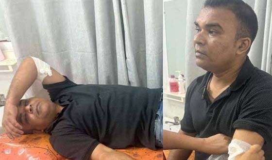বরিশালে যুবলীগ নেতার ওপর হামলা