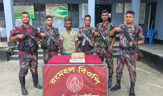 কুষ্টিয়া সীমান্তে গাঁজাসহ আটক ১