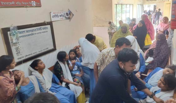 ঈশ্বরদীতে শ্রেণিকক্ষে বিষাক্ত গন্ধে ৬০ শিক্ষার্থী অসুস্থ