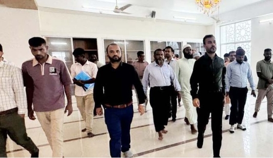 কালীগঞ্জ মসজিদ পরিদর্শন করেন উপজেলা নির্বাহী কর্মকর্তা