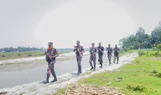 কুড়িগ্রাম সীমান্তে বিজিবির কড়া নজরদারি অবৈধ অনুপ্রবেশ ঠেকাতে সর্বোচ্চ সতর্কতা