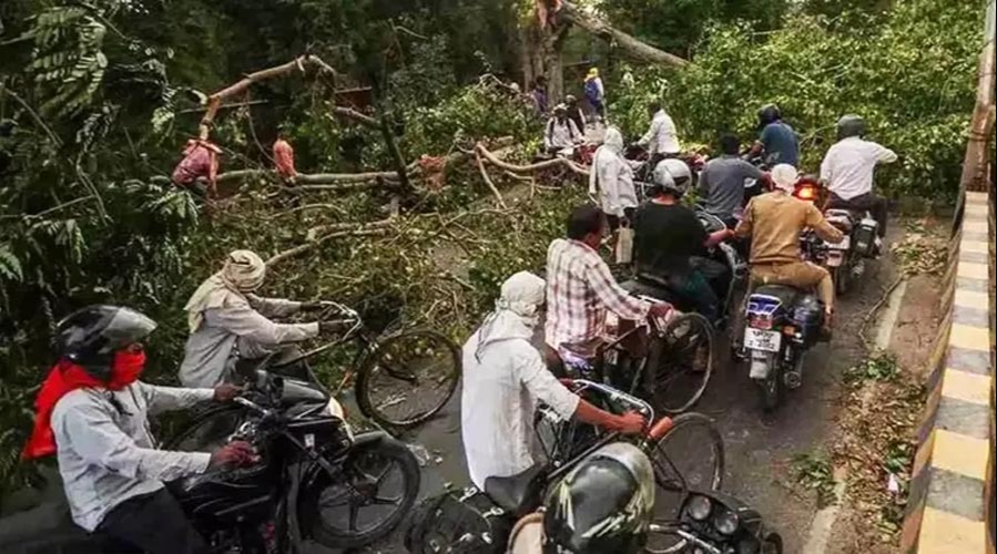 তুমুল ঝড় ও শিলাবৃষ্টিতে উত্তর প্রদেশে মৃত্যু শতাধিক, লন্ডভন্ড বহু জেলা