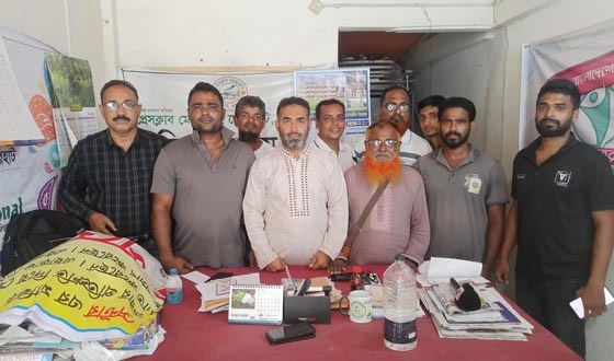 মোল্লাহাটে প্রসক্লাবের মাসিক সভা অনুষ্ঠিত