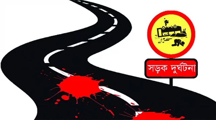 এক্সপ্রেসওয়েতে ট্রাক মেরামতের সময় বাস চাপায় বাবা-ছেলে নিহত
