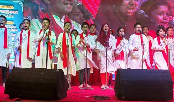 নাগেশ্বরীতে আবৃত্তি সংগঠন কথক’র প্রতিষ্ঠাবার্ষিকী উদযাপন