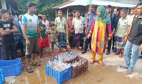 চিরিরবন্দরে আইসক্রীম কারখানায় ভ্রাম্যমান আদালতে জরিমানা