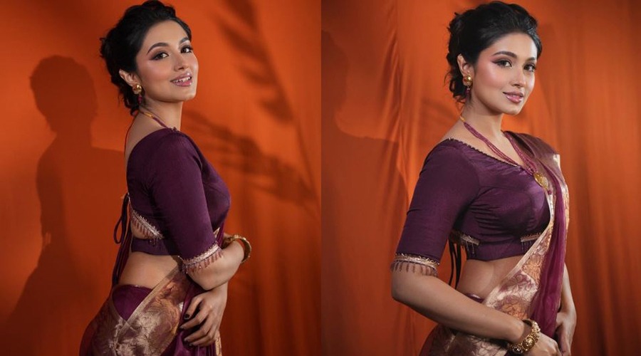 ভিন্ন লুকে সাড়া ফেললেন ফারিণ