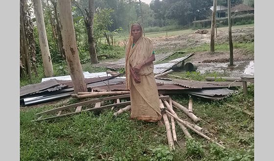 সারিয়াকান্দিতে বিধবার জমিতে কু-নজরে নারীদের ওপর হামলা!