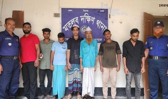 মতলবে ৭ আসামি গ্রেফতার