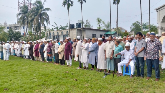 কাপাসিয়া বিএনপি নেতা আফজাল হোসাইনের মায়ের জানাজা সম্পন্ন