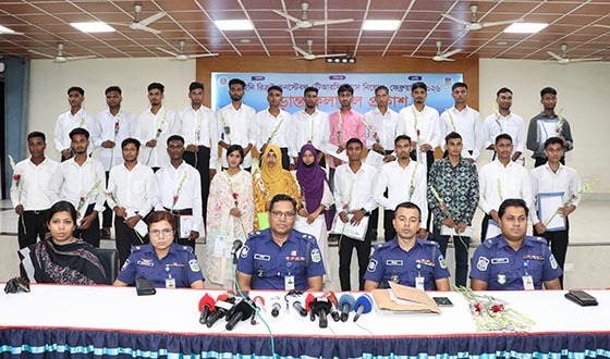 শেরপুরে ট্রেইনি রিক্রুট কনস্টেবল পদে চাকুরি পেলেন ২৫ জন