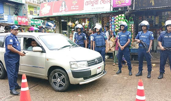 মৌলভীবাজারে পুলিশ সপ্তাহে ৩৮১ যানবাহন আটক, ২৬৭ মামলা