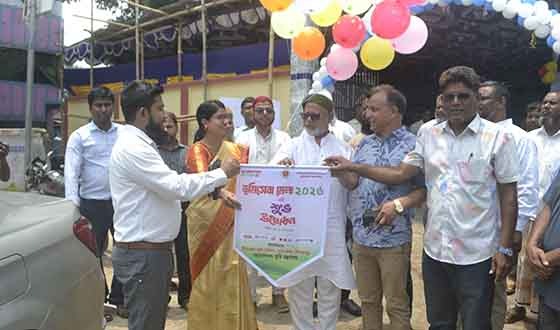 কাহারোলে ভূমি মেলা-২০২৬ শুভ উদ্বোধন