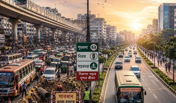 স্থবির পথের স্বপ্নহারা নগর