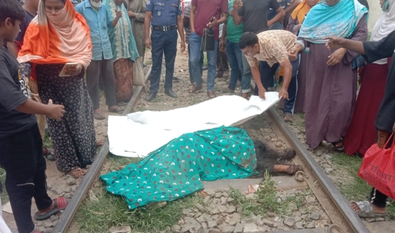 রাজশাহীতে ট্রেনের ধাক্কায় নারীর মৃত্যু