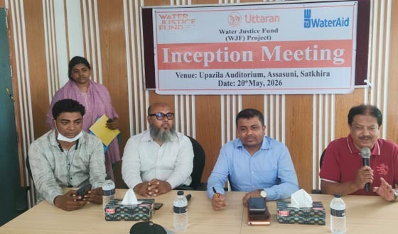 আশাশুনিতে ডব্লিউজেএফ প্রজেক্টের ইনসেপশান মিটিং