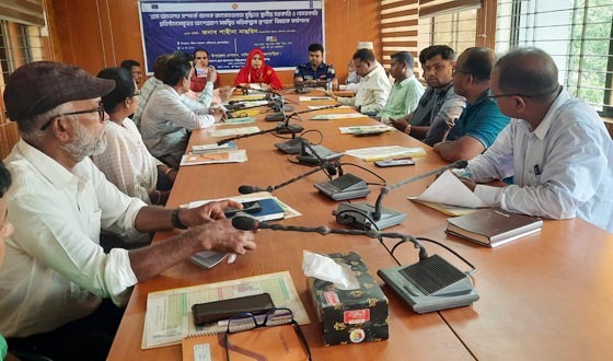 নাসিরনগরে গ্রাম আদালত নিয়ে জনসচেতনতা বৃদ্ধির কর্মশালা