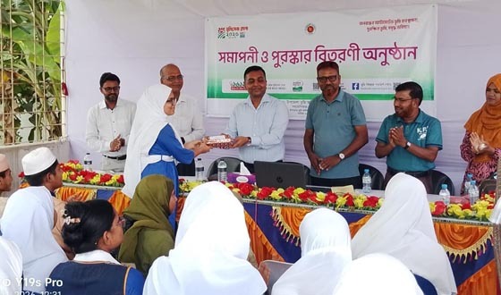 কলারোয়ায় ভূমি সেবা মেলার সমাপনী ও পুরুষ্কার বিতরণী অনুষ্ঠিত