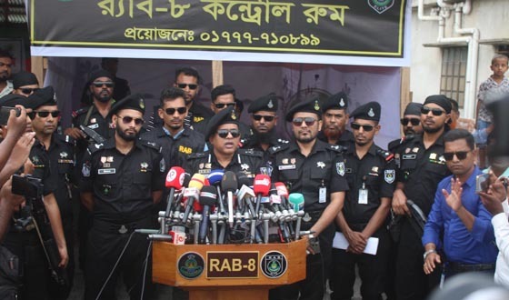 ঈদ নিরাপত্তায় বরিশালজুড়ে র‌্যাব-৮ এর বিশেষ প্রস্তুতি