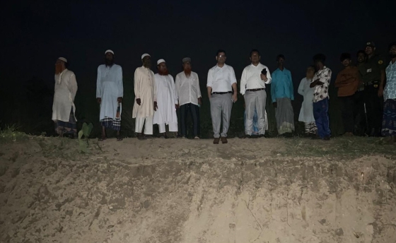 বাগমারায় পুকুর খনন ও মাটি বিক্রয়ের বিরুদ্ধে ইউএনও’র অভিযান