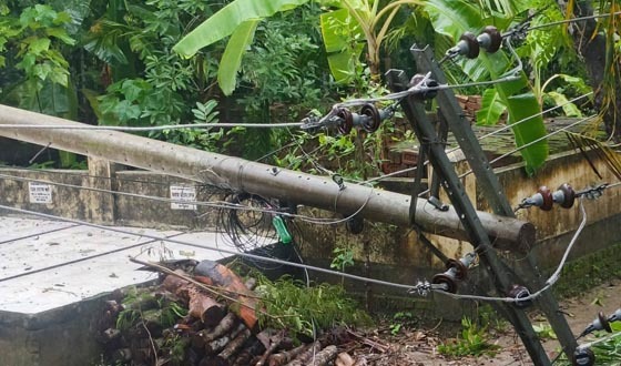 কালবৈশাখির তান্ডব : লন্ডভন্ড ঘরবাড়ি, বিদ্যুৎহীন অধিকাংশ এলাকা