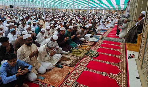 পবিত্র ঈদুল আযহা'র জেলার প্রধান জামাত অনুষ্ঠিত