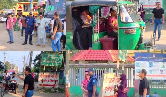 ভূঞাপুরে যানজট নিরসনে মাঠে ইউএনও মাহবুব হাসান