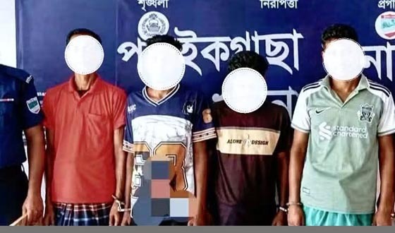 পাইকগাছায় অপহরণ ও মাদক মামলার আসামি আটক