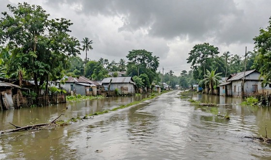 বাঘায় পদ্মার চরে দুই সপ্তাহ পর আবারও পানি বৃদ্ধি