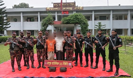 রংপুরে ৫০ লাখ টাকা মূল্যের ৫০ কেজি কষ্টিপাথর উদ্ধার, আটক ২