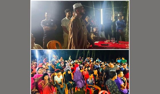 রহমতপুরে ইউপি সদস্য প্রার্থী দলিল উদ্দিন মোল্লার প্রচারণা শুরু